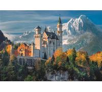 Clementoni-35589-PZL 500 HQC Neuschwanstein Castle Compact Box