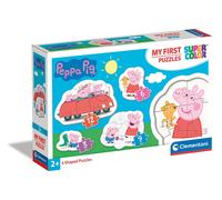 Clementoni Peppa Pig kinderbox met 4 puzzels (3, 6, 9 en 12 stuks), (US IMPORT)