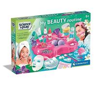 Clementoni- Play Lab; My Beauty Routine: Make Your Own Cosmetics, Educational Science Experiment Kit for Kids (8+ Years)