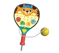 Clementoni Play & Learn Padel Bat for Babies | Interactive Racket Toy with Soft Ball, Lights, Sounds and First Words | Sports-Themed Activity Centre for Ages 12 Months+