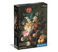 Clementoni - 39970 Jigsaw Puzzle 1000 Pieces Art for Adults and Children, Museum Collection, Van Dal Flower Vase Theme, Compact Box with Poster Included, Gift Idea for Men and Women, Made in Italy, 70