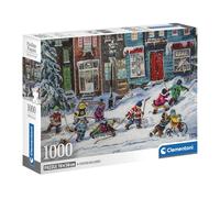 Clementoni - Puzzle 1000 Pieces - Pauline Paquin Collection - The Game of The Century - Poster Included - Finish Size 70 x 50 cm - Compact Box - from 14 Years Old to Adult - 83016