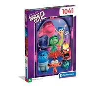 Clementoni Puzzle 104 pieces, Disney Inside Out 2, Puzzle for Kids 6+ Years, Made in Italy, 25067