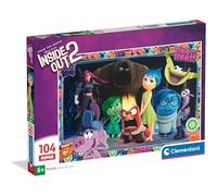 Clementoni Puzzle 104 pieces, Disney Inside Out, Puzzle for Kids 6+ Years, Made in Italy, 25068