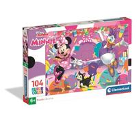 Clementoni Puzzle 104 pieces, Disney Minnie, Puzzle for Kids 6+ Years, Made in Italy, 25054