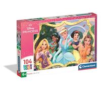 Clementoni Puzzle 104 pieces, Disney Princess, Puzzle for Adults 14-99 Years, Made in Italy, 25058