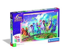 Clementoni Puzzle 104 pieces, Unicorn Academy, Puzzle for Kids 6+ Years, Made in Italy, 25091