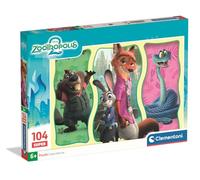 Clementoni Puzzle 104 pieces, Zootopia 2, Puzzle for Children 6+ Years, Made in Italy, 25082
