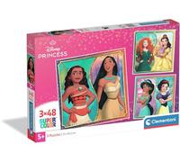 Clementoni Puzzle 3x48 pieces Disney Princess, Puzzle for Kids 5+ Years, Made in Italy, 25064