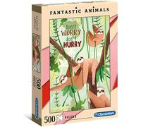 Clementoni Puzzle 500 Fantastic Animals Sloth 35068
