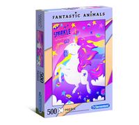 Clementoni Puzzle 500 Fantastic Animals Unicorn 35066
