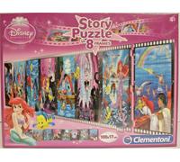 Clementoni Puzzle 8 x 25 pieces Story Puzzle Disney Princess