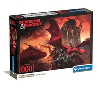 Clementoni Puzzle Dungeons & Dragons - 1000 Pieces - Adult Jigsaw Puzzle, Poster Included, Fun For Adults, Made In Italy, 39914