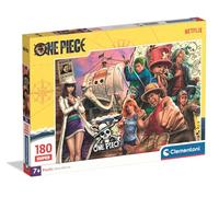 Clementoni | Super One Piece Puzzle for Children 7 Years+ | 180 Pieces | Dimensions 48.5 x 33.5 cm | Logic and Manual Development | Activity without Screen | Children's Gift Idea