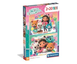CLEMENTONI PZL 2X20 GABBY'S DOLLHOUSE 2026-24832