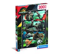 Clementoni Puzzle 300 pieces, Jurassic World, Puzzle for Children, Made in Italy, 9 years, 21749