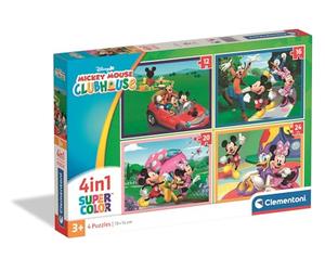 CLEMENTONI PZL 4 IN 1 MICKEY MOUSE CLUB HOUSE 2026-21755