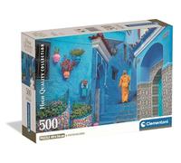 CLEMENTONI PZL 500 HQC BLUE STREET OF CHEFCHAOUEN 2026 COMPACT - 35621