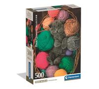 CLEMENTONI PZL 500 HQC FLUFFY KITTEN 2026 COMPACT - 35617