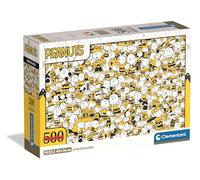 CLEMENTONI PZL 500 IMPOSSIBLE PEANUTS COMPACT BOX - 35806