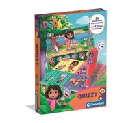 Clementoni Quizzy Dora The Explorer - Interactive Learning Game With Electronic Pen, Over 200 Quizzes for Preschool Kids Age 3+