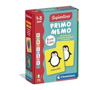 Clementoni Sapientino Baby Montessori - First Memo Cards, Learning Memory Game for Children 1-3 Years, Tactile Cards for Developing Language and Observation, Made in Italy, Italian Language