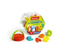 Clementoni Sapientino - The Alphabet Jar, Educational Game to Learn Letters with Plastic Alphabet and Illustrated Letters for Children 2 to 5 Years Old, Italian Language, 16486