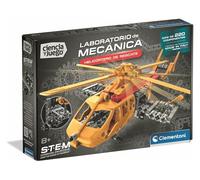 Clementoni Science and Game, Mechanics Laboratory: Rescue Helicopter, Construction Kit Stem, Over 220 Components, Age 8+, Made in Italy, 55666