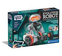Clementoni Science and Game Robotics - Evolution Robot 2.0 to Build and Programme, for Children 8+ Years, Remote Controlled, with Electric Motors and LEDs, Made in Italy, Italian Language, 19305