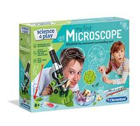 Clementoni- Science and Play Microscope: Real Magnification, Easy to Use, Educational Toy for Kids (8+ Years)