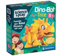 75074 Science & Play Dino Bot Triceratops, Educational and Scientific, Building Set, Gift for Kids Age 8, STEM, Dinosaur Toys Robot, Made in Italy,