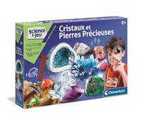 Clementoni - Science & Play - Crystals and Gemstones - Scientific Game - Laboratory - Laboratory - Experiments - Chemical Substances - For Children Ages 8 and Up, [Packaging May Vary]