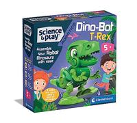 Clementoni- Science & Play Dino Bot T-Rex Building Set: Educational Dinosaur Toy Robot for Kids (8+ Years)