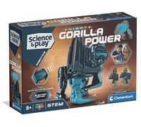Clementoni Science & Play Gorilla Robot, STEM Toy for Boys, Build Your Own Walking Robot with Motor & Gorilla Sounds, Ages 8+, Made in Italy, English Version, 75163