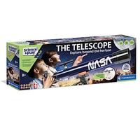 Clementoni- Science & Play Lab: NASA Telescope, Kids Astronomy Telescope, Up to 300x Magnification, Educational Space Explorer Toy for Kids (8+ Years)
