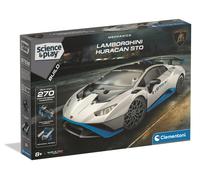 Clementoni- Lamborghini Huracan STO Building Set: STEM Learning Toy for Kids, For all Car Lovers, Realistic Model (8+ Years)