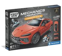 Clementoni Science & Play Lamborghini Urus Construction Set, STEM Toy for Boys, Build the Iconic SUV with Real Steering & Drivetrain, Ages 8+, Made in Italy, English Version, 75169