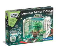 Clementoni Smart-Tech Greenhouse - Interactive STEM Plant Science Kit with Sensors, LCD Screen and Growth Modes for Kids 8+