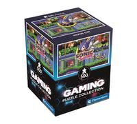 Clementoni Puzzle Cube 500 pieces Sonic - from 14 years - board game gamer collection - gift idea