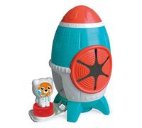 Clementoni- Sensory Rocket: Soft Building Blocks for Babies, Stacking Toy with Cute Astronaut Figure, Early Development & Activity Toy (6+ Months)