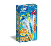 Clementoni Set-Idea-Small Kit Lab Monster-Creative Toys, Laboratory, Coloured, Personalised Pens Girls, Art and Crafts for Kids 6 Years, 18828, Multicolour