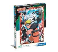Clementoni Shippuden Shippuden-1000, Vertical, Fun for Adults, Manga, Anime, Made In Italy, Colour 1000 Pieces Naruto, 39833