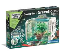 Clementoni Smart-Tech Greenhouse - Interactive STEM Plant Science Kit with Sensors, LCD Screen and Growth Modes for Kids 8+