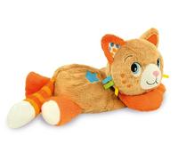 Clementoni- Soft Plush Kitty Toy: Calming Bed Time Interactive Cat Toy with Lights, Sounds Purring & Sweet Melodies for Babies (0+ Months)