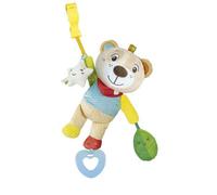 Clementoni Soft Plush Sensory Toys Children's Rattles For Buggies Prams