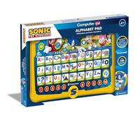 Clementoni Sonic Alphabet Pad, Educational Game, 4 Years, Child, Electronic Gift, Italian Talking Computer, Laptop for Learning Alphabet and New Words, Children's Technology, 16822