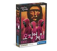 Clementoni - Squid Game Game-1000 Adult Pieces, Netflix Puzzle, Made in Italy, Multicolor, 39715