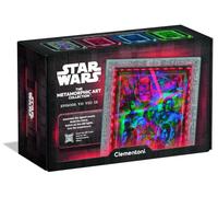 Clementoni Star Wars Metamorphic Art Collection Episodes 7-8-9, 520 Piece Puzzle with RGB LED Frame, Collectible Display Piece, English Version 35163