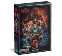 Clementoni Jigsaw Puzzle 1000 pieces, Stranger Things Netflix, Puzzle for Adults 14-99 Years, Compact box, Made in Italy, 37096