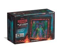 Clementoni Stranger Things Metamorphic Art with LED Light: 520-Piece puzzle, Colour-Changing Scene with Eleven vs Demogorgon